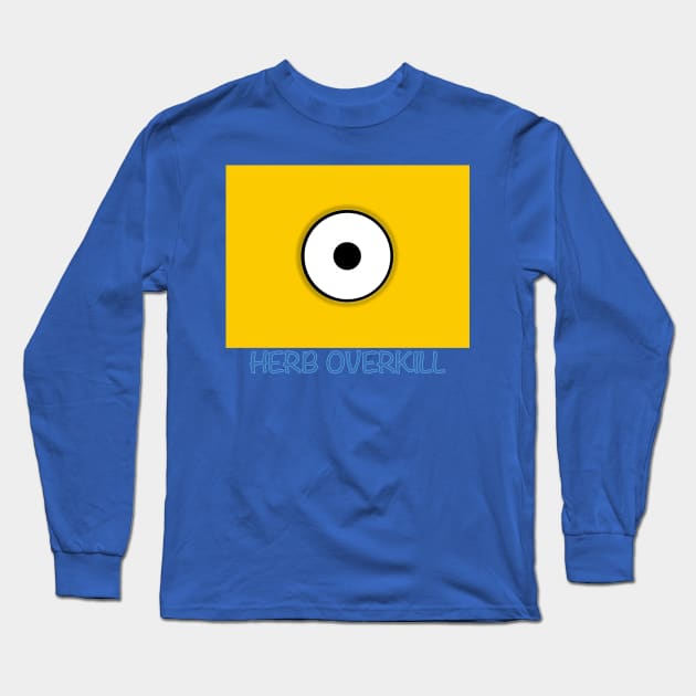 MINION USA DESPICABLE HERB OVERKILL Long Sleeve T-Shirt by LuckYA